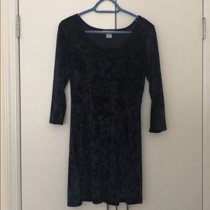 Crushed Velvet Dress